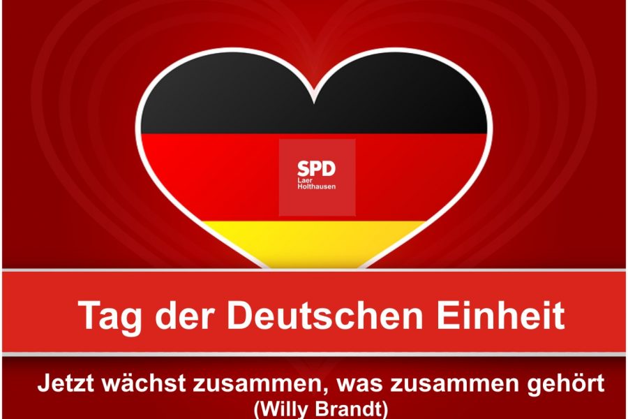 Tag der Deutschen Einheit › SPD Laer